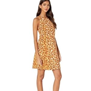 Kate Spade Cheetah Print Sleeveless Dress Size Small
